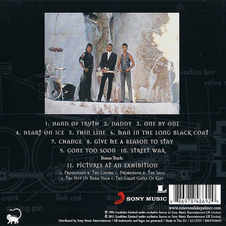 Emerson, Lake & Palmer - In The Hot Seat (CD)