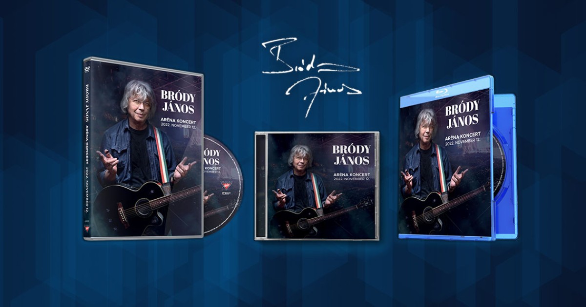 Megjelenik Bródy János tavalyi arénás nagykoncertje CD-n, DVD-n és Blu-rayen!