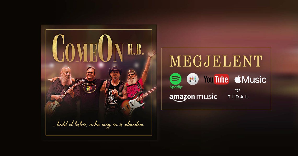 Megérkezett a ComeOn RB bemutatkozó albuma