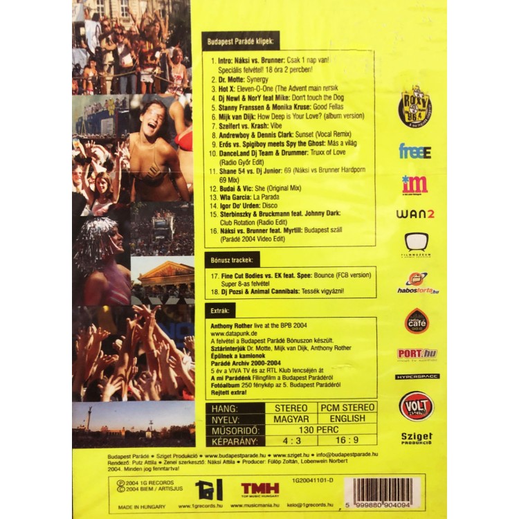Válogatás - Budapest Parádé-2004 (DVD)