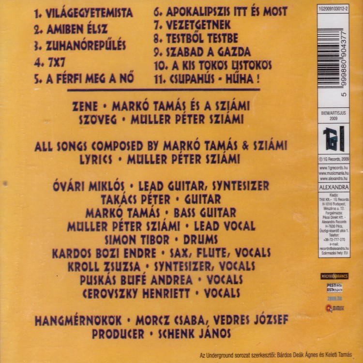 Sziámi - Testből testbe (CD)