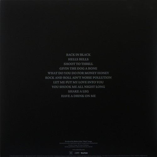 AC/DC - Back in Black (Arany-LP)