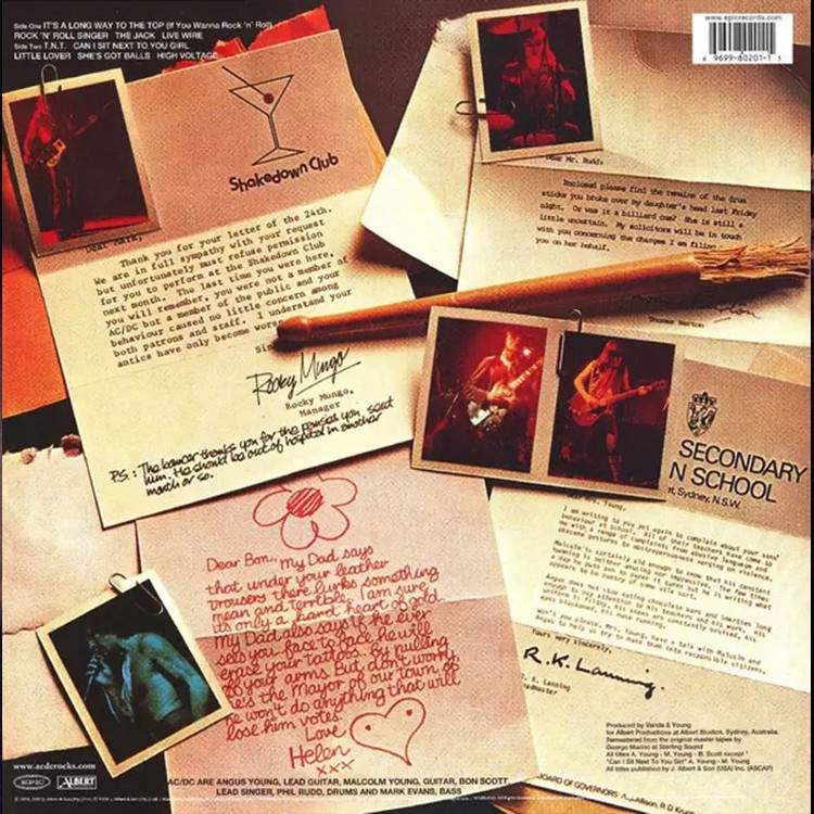 AC/DC - High Voltage (Arany-LP)