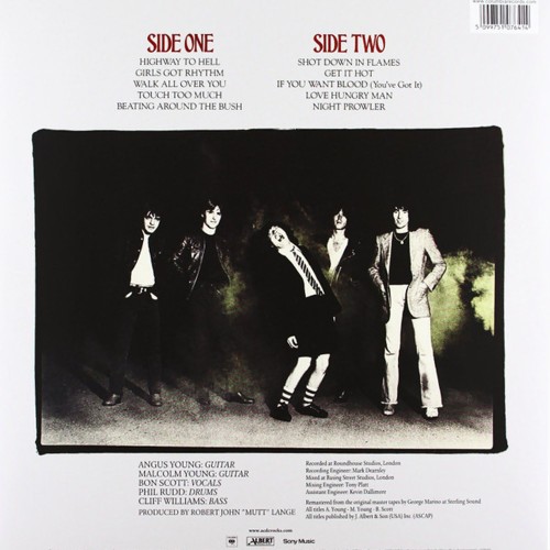 AC/DC - Highway to Hell (Arany-LP)