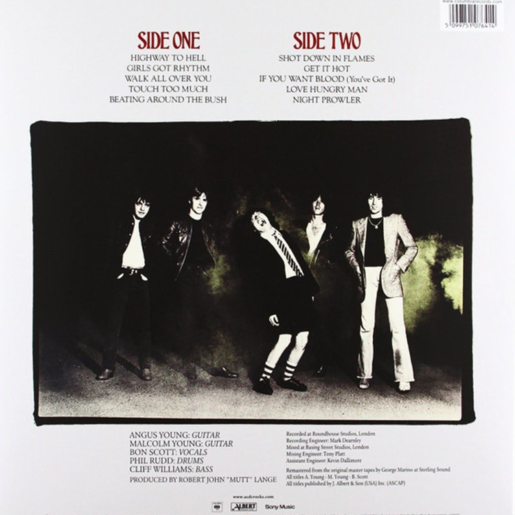 AC/DC - Highway to Hell (Arany-LP) AC/DC - Highway to Hell (Arany-LP)