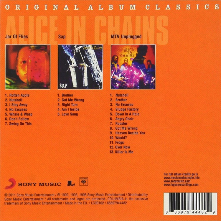 Alice in Chains - Original Album Classics (3CD)