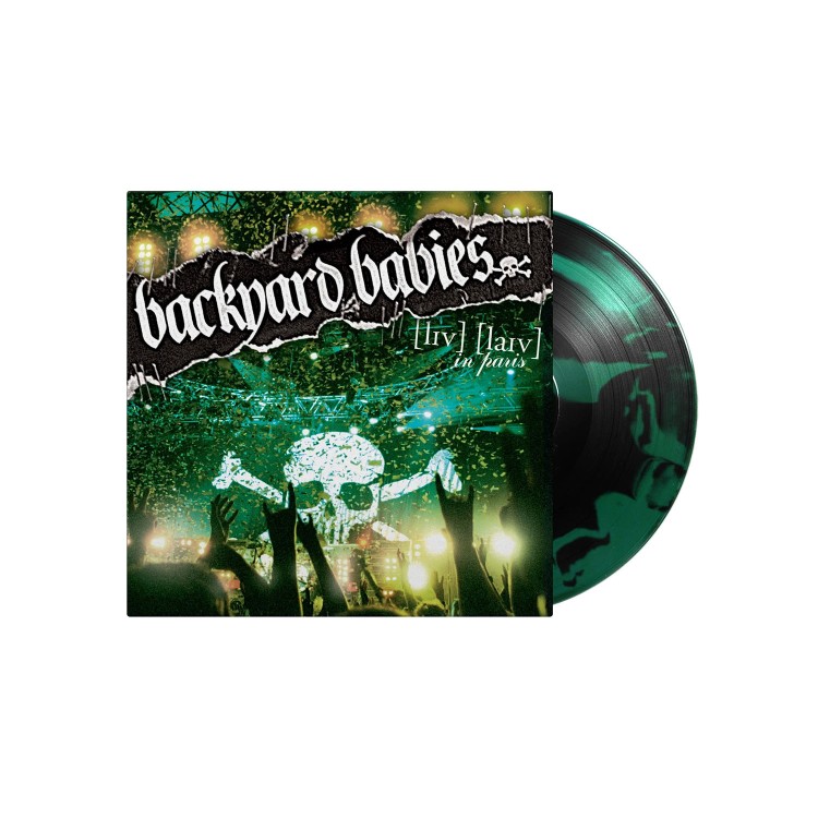 Backyard Babies - Live Live In Paris (Fekete/Zöld - LP)