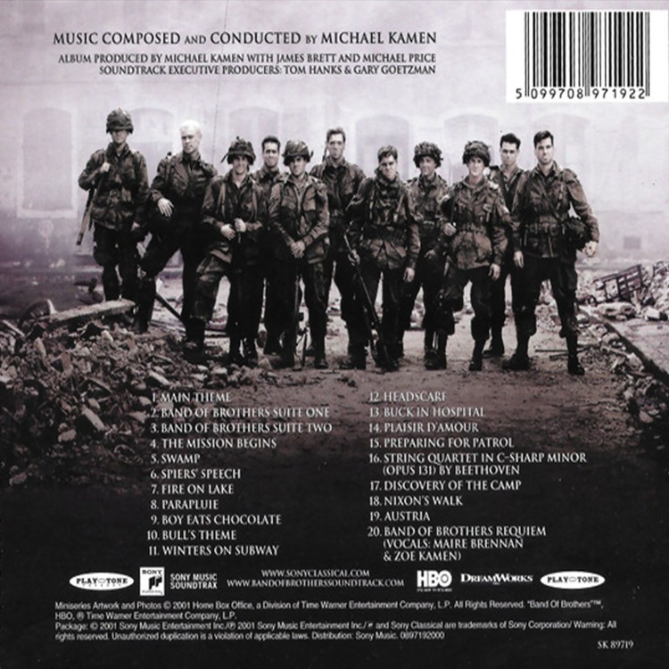 Michael Kamen - Band Of Brothers [Music From The HBO Miniseries] (CD)