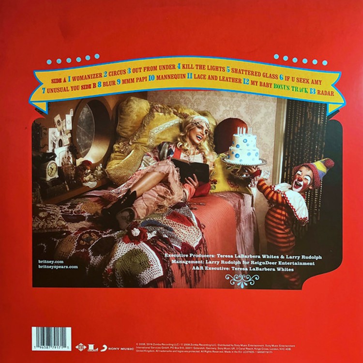 Britney Spears - Circus (Piros - LP)