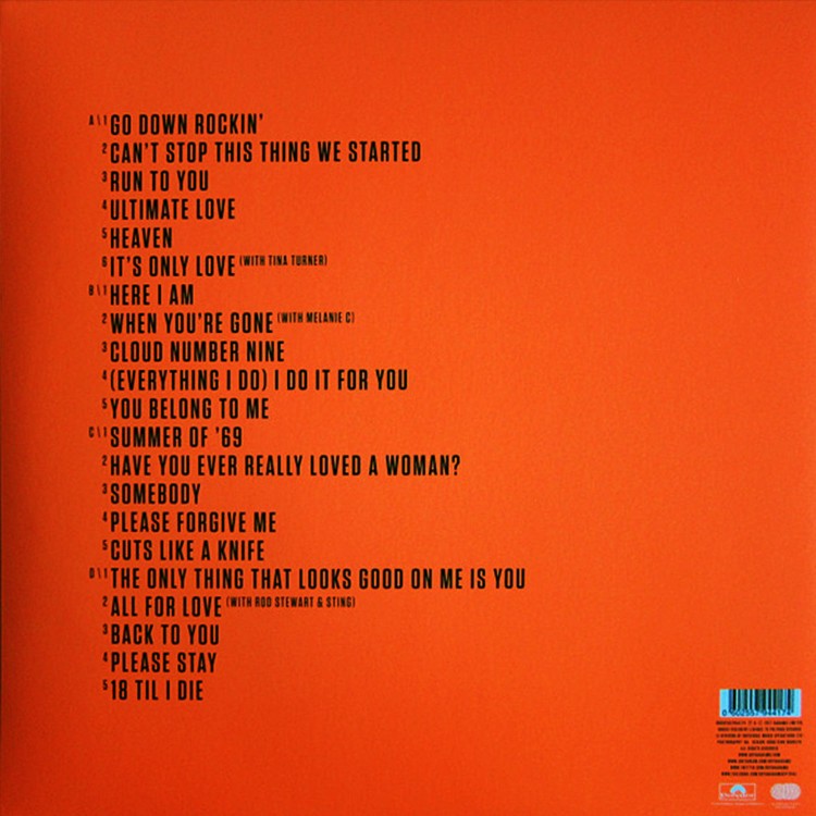 Bryan Adams - Ultimate (2LP)