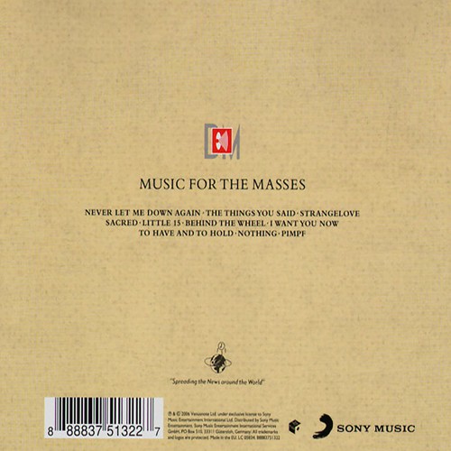 Depeche Mode - Music for the Masses (CD)