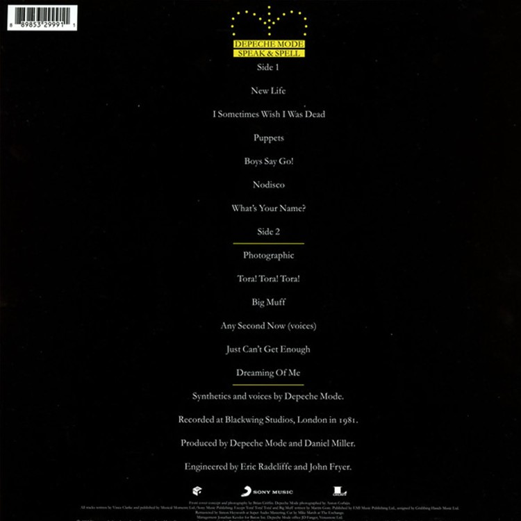 Depeche Mode  - Speak & Spell (LP)