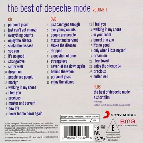 Depeche Mode - The Best of Depeche Mode [Volume 1.] (CD+DVD)