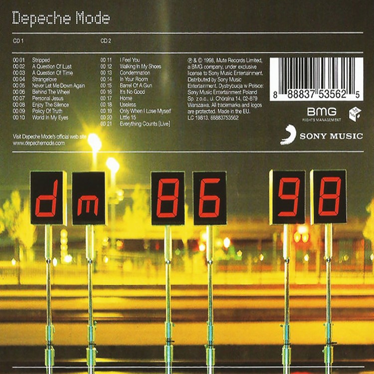 Depeche Mode - The Singles 86>98 (2CD)