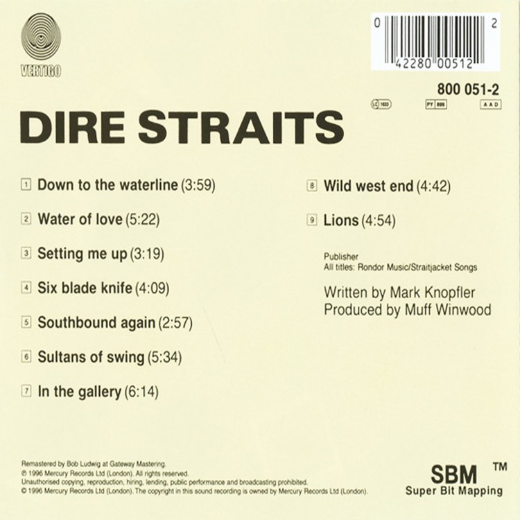 Dire Straits - Dire Straits (CD)