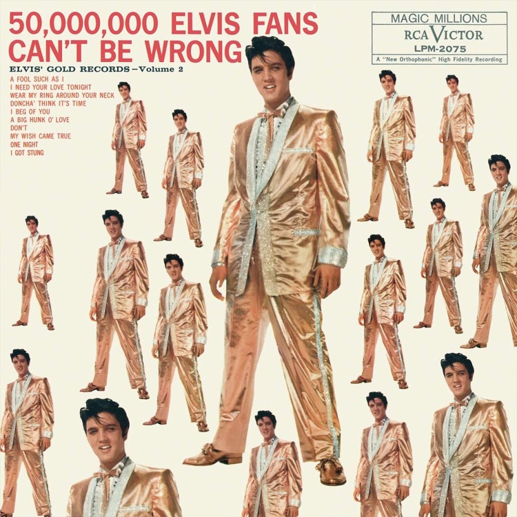 Elvis Presley - 50,000,000 Elvis Fans Can't Be Wrong [Elvis' Gold Records Volume 2] (LP)