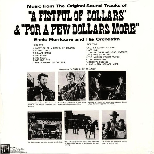 Ennio Morricone - A Fistful of Dollars / For a Few Dollars More (Bordó - LP)