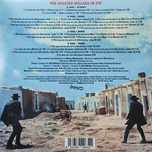 Ennio Morricone - Per Qualche Dollaro In Più [60th Anniversary Edition] (Fehér/Narancs - 2LP)