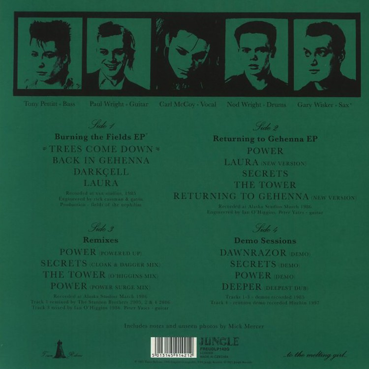 Fields Of The Nephilim - Burning the Fields (Zöld - 2LP)