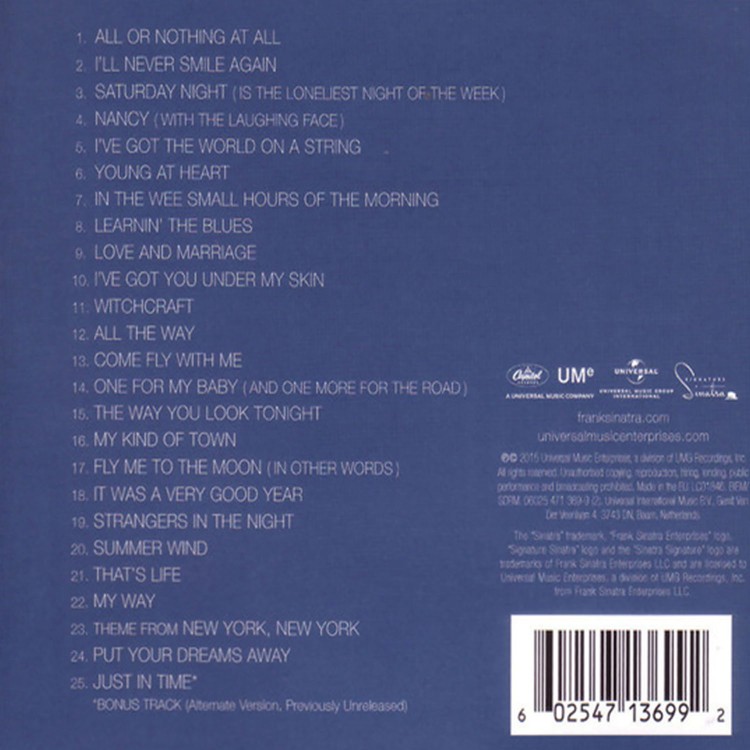 Frank Sinatra - Ultimate Sinatra (CD)