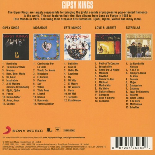 Gipsy Kings - Original Album Classics (5CD)