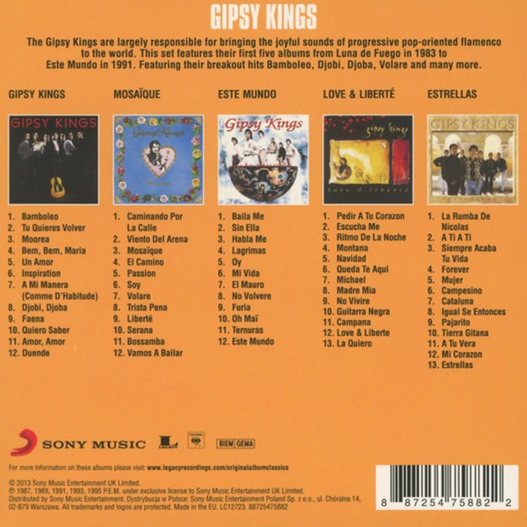 Gipsy Kings - Original Album Classics (5CD)
