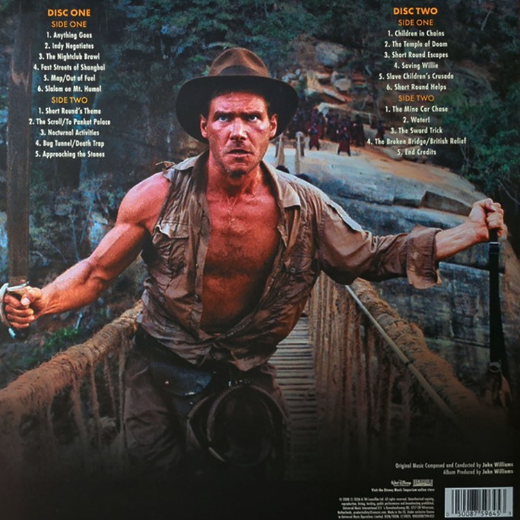 John Williams - Indiana Jones And The Temple Of Doom [Original Motion Picture Soundtrack] (Narancssárga - 2LP)
