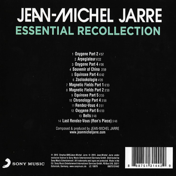 Jean-Michel Jarre - Essential Recollection (CD)