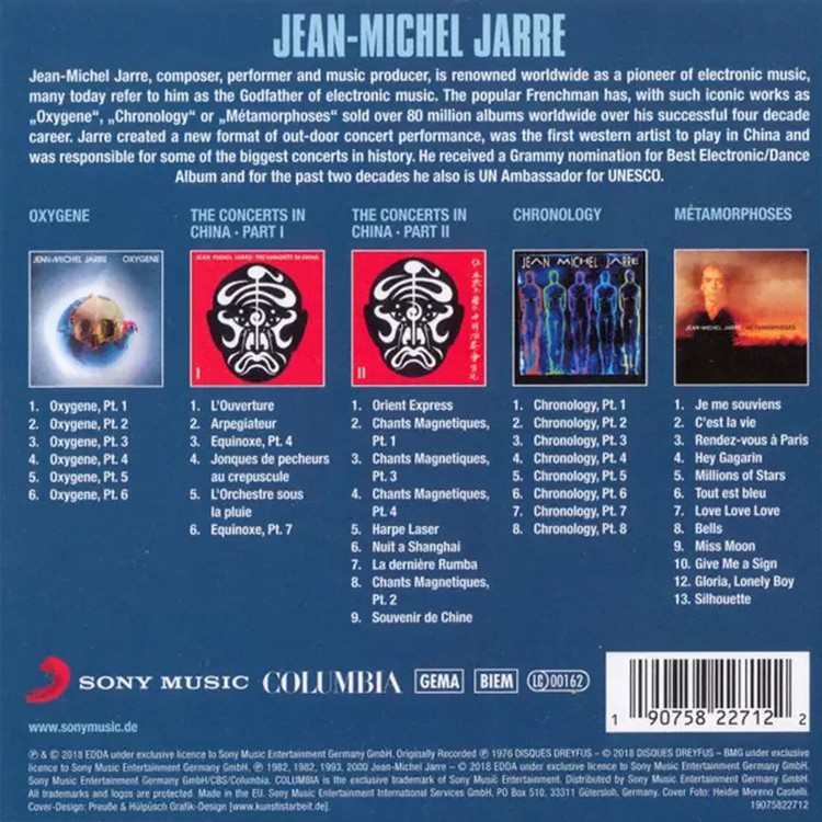 Jean-Michel Jarre - Original Album Classics II (5CD)