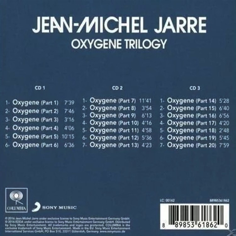 Jean-Michel Jarre - Oxygene Trilogy (3CD)