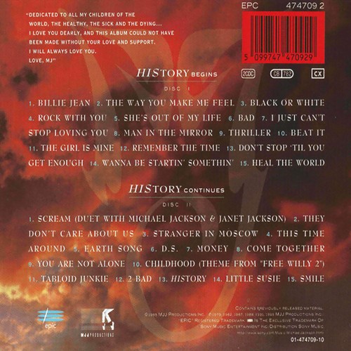 Michael Jackson - HIStory: Past, Present and Future, Book I (2CD)