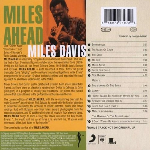 Miles Davis - Miles Ahead [+ 19 Orchestra Under Direction Of Gil Evans] (CD)
