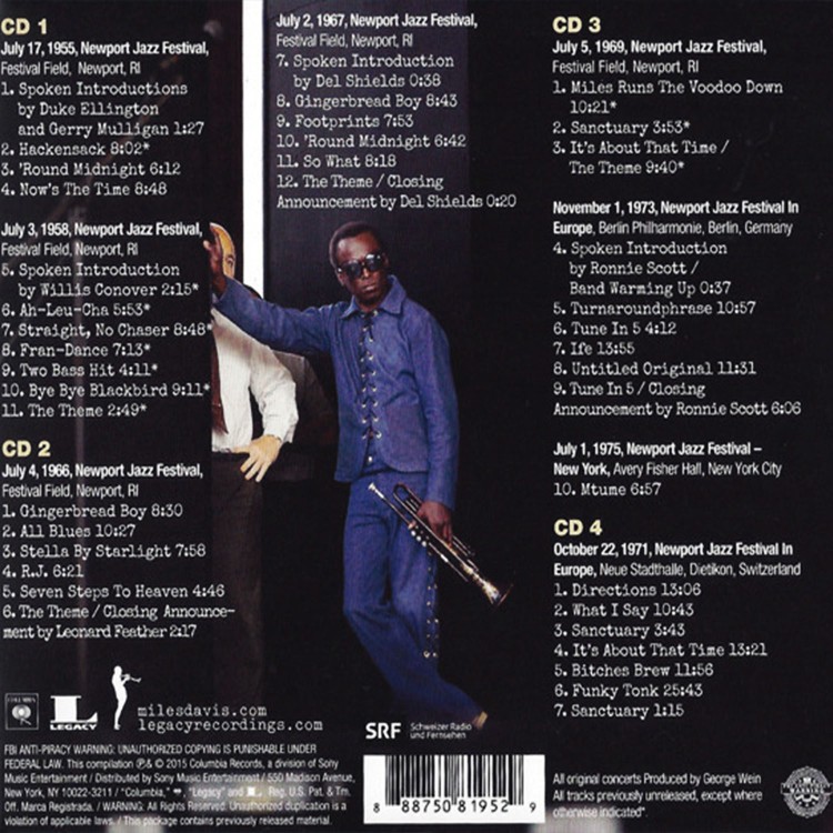 Miles Davis - At Newport 1955-1975 [The Bootleg Series Vol. 4] (4CD)