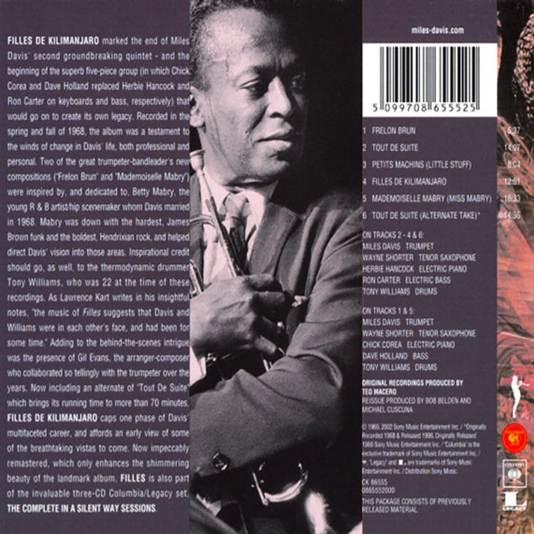 Miles Davis - Filles de Kilimanjaro (CD)