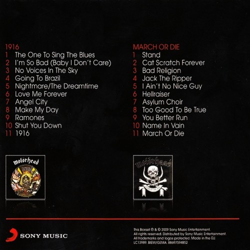 Motörhead - 1916/March Ör Die (2CD)