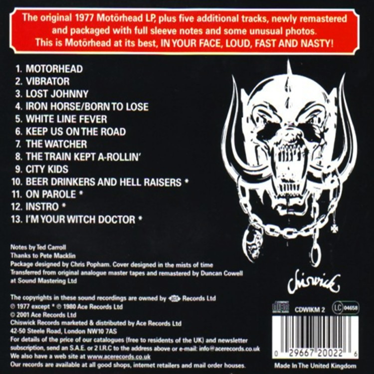 Motörhead - Motörhead (CD)