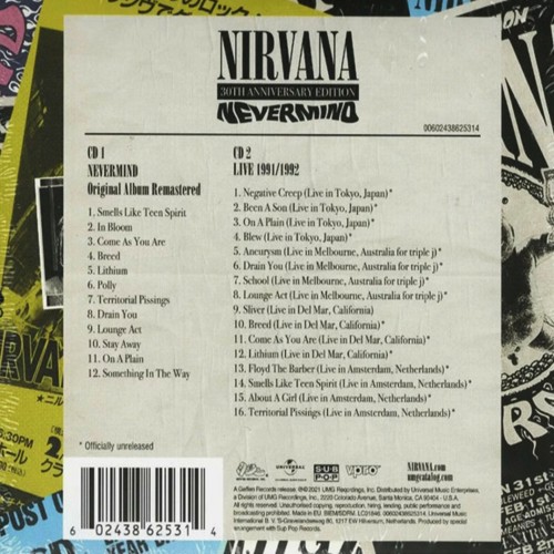 Nirvana - Nevermind  [30th Anniversary] (2CD)