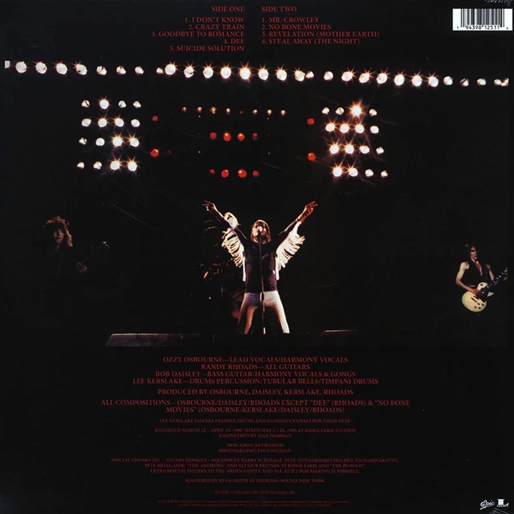 Ozzy Osbourne - Blizzard of Ozz (LP)