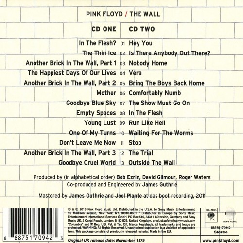 Pink Floyd - The Wall (2CD)