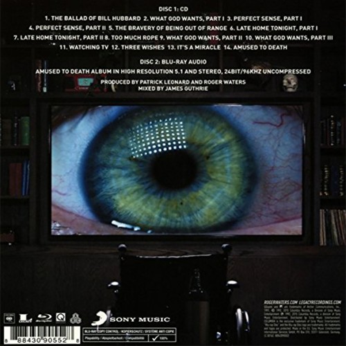 Roger Waters - Amused to Death (CD+Blu-ray)