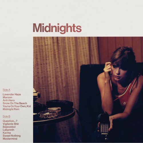 Taylor Swift - Midnights (Vérholdvörös márványozott - LP)