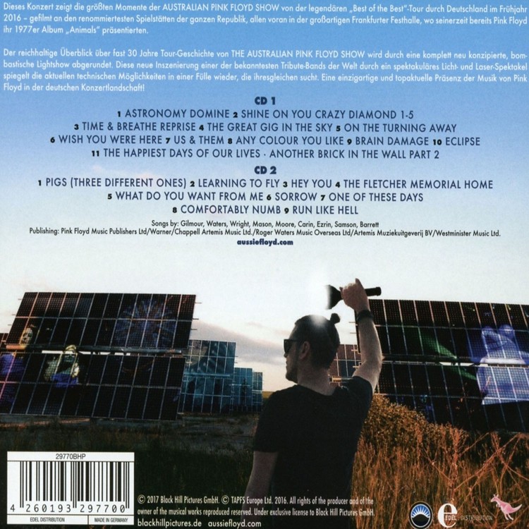 The Australian Pink Floyd Show - Everything Under The Sun [Live In Germany 2016] (CD)