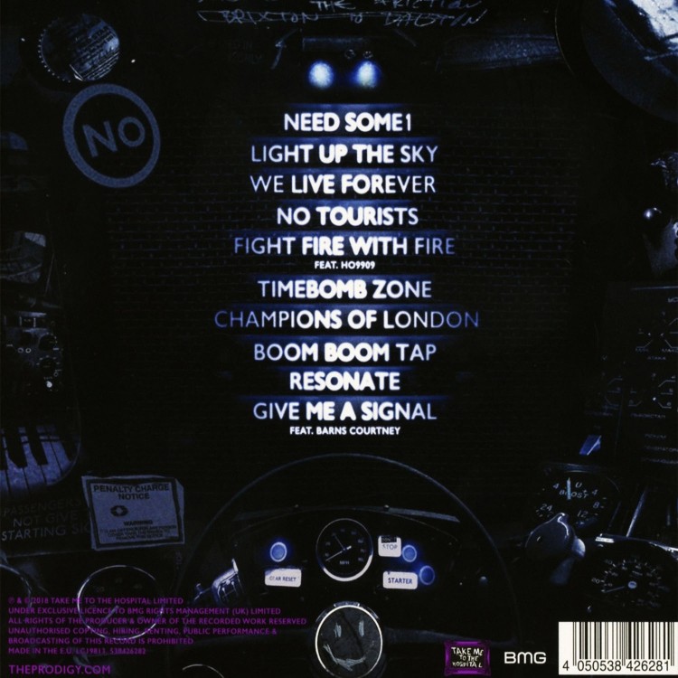 The Prodigy - No Tourists (CD)