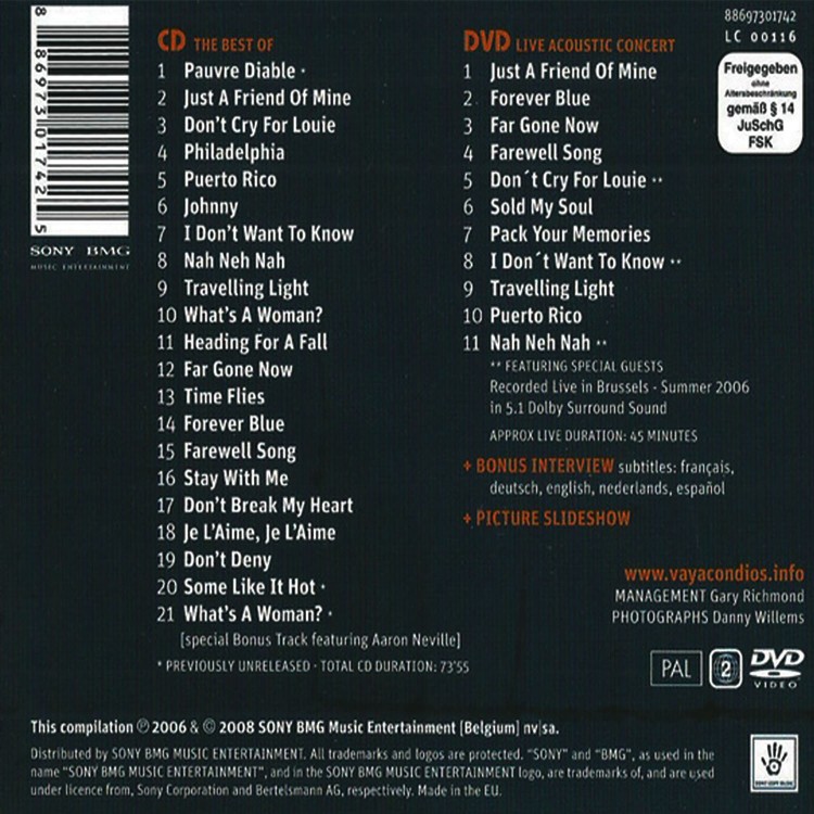 Vaya Con Dios - The Ultimate Collection (CD+DVD)