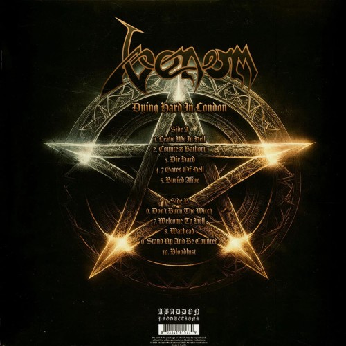 Venom - Dying Hard In London (Piros Splatter - LP)
