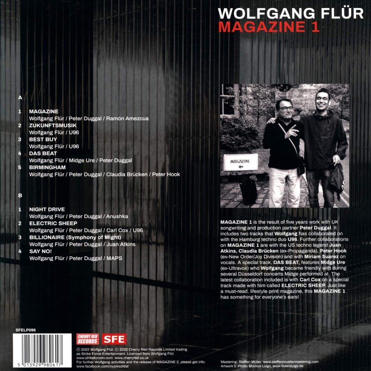 Wolfgang Flür - Magazine 1 (LP)
