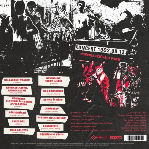Rolls Frakció - Koncert 1982.09.12. Csepeli Ifjúsági Park [Gyűjtői kiadás] (Piros/Fekete Splatter - LP)