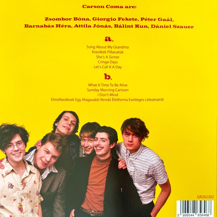 Carson Coma - Corduroy Club (LP) Carson Coma - Corduroy Club (LP)