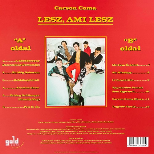 Carson Coma - Lesz, ami lesz (Márványozott rózsaszín - LP)