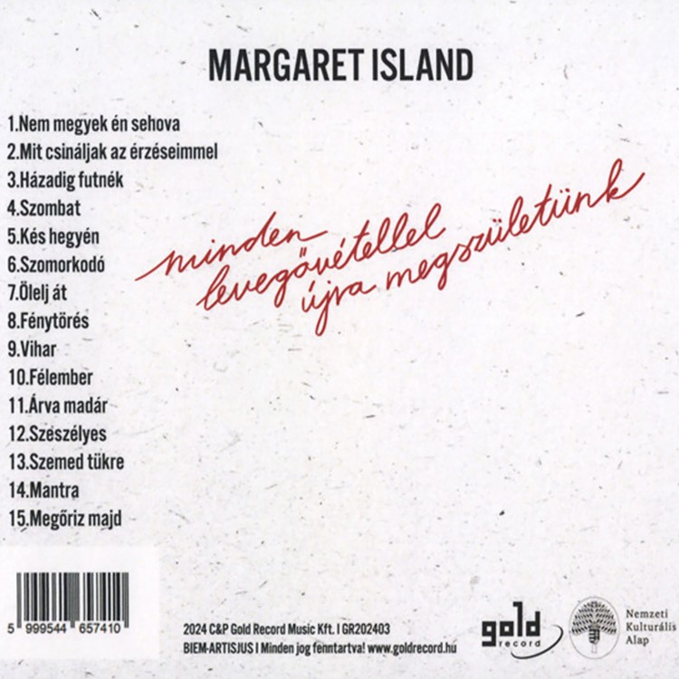 Margaret Island - Minden levegővétellel újra megszületünk (CD) Margaret Island - Minden levegővétellel újra megszületünk (CD)
